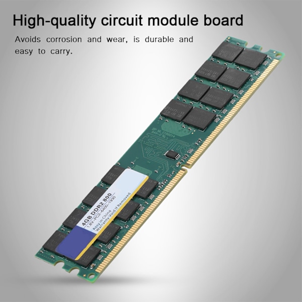 Xiede 800MHZ 4G 240pin RAM-minne designet for DDR2 PC2-6400 stasjonær datamaskin for AMD 1.8V