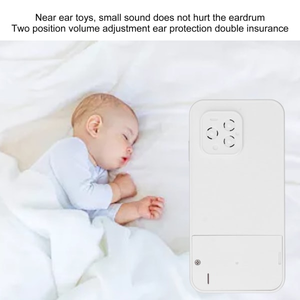 Baby leksakstelefon Multifunktionell pedagogisk musik Baby mobiltelefon Lyser upp leksakstelefon för spädbarn Barn Småbarn Vit