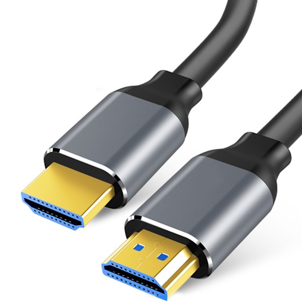 HDMI-kabel 2 m, Höghastighets HDMI 2.0-version med stöd för 4K Ultra HD, trippelskärmad för stabil signalöverföring, guldpläterade kontakter robust