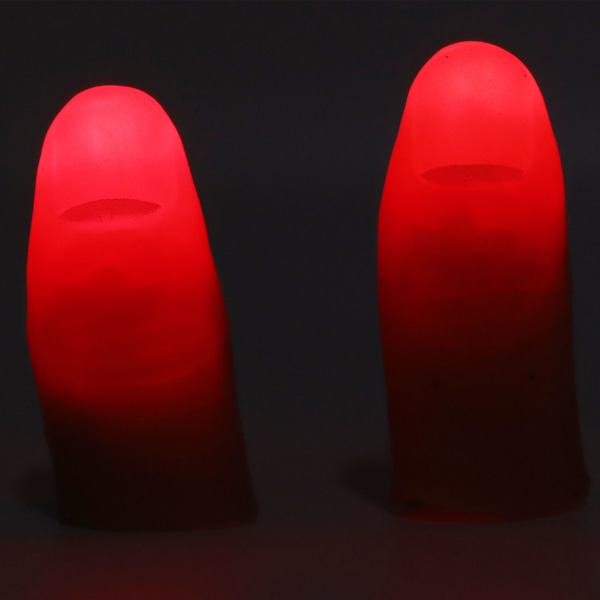 5 Pair Finger Light Up Peukalo aikuisille Paristokäyttöinen LED-valo