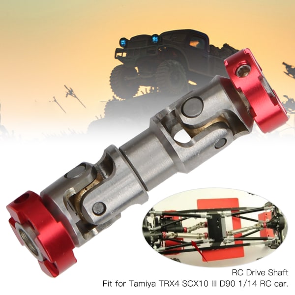 Universal Multi Spline Drivaksel Passer til Tamiya TRX4 SCX10 III D90 1/14 RC Bil 45-50mm