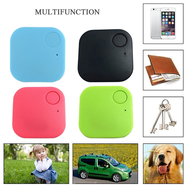Ultratunn Bluetooth-tracker för plånböcker, bilar, husdjur, Anti-förlorad Bluetooth-enhet med appintegration, Precisionssökning upp till 10 meters spårningsräckvidd