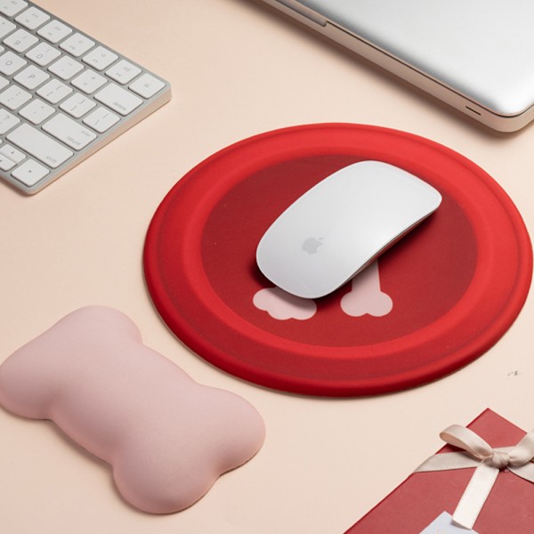 Hopfällbar Ergonomisk Handledsstöd med Halkfri Design, Premium Memory Foam Minskar Trötthet, Livsmedelsklassat Material Kompatibelt med Olika Möss