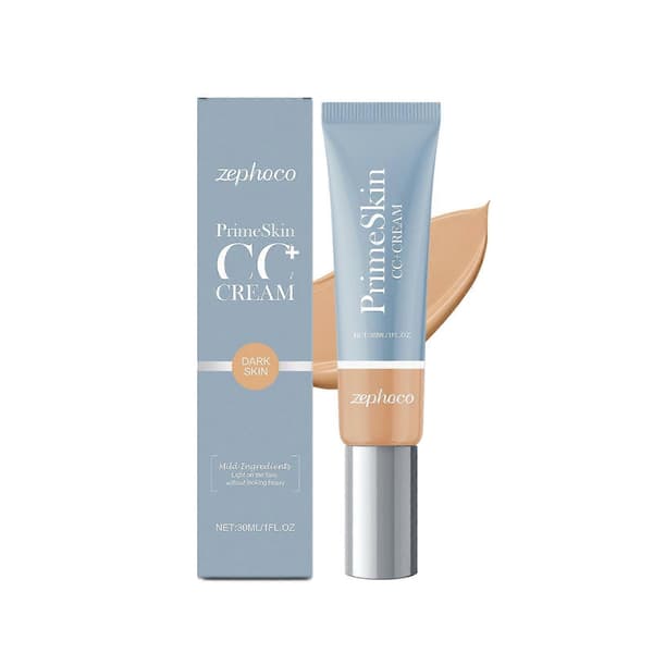 PrimeSkin CC+ Cream - Flydende Foundation, Foundation Makeup, 1,8 fl oz/30ml