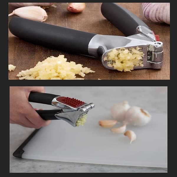 Good Grips Garlic Press Simple Kitchen Tool for Crushing Garlic