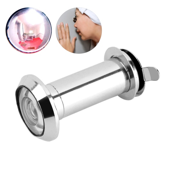 220 Degree Wide Viewing Angle Door Viewer with Heavy Duty Privacy Cover