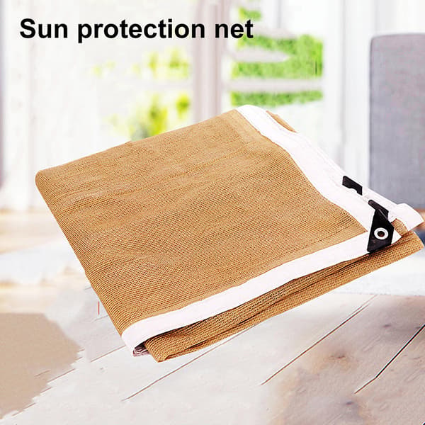 Shade Net Dense Mesh UV Resistant Windproof Light Transmitting Breathable Heavy Duty Sunshade Fabric Balcony Accessory