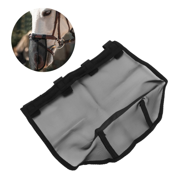 Horse Nose Cover Andas Teslin Horse Nose Flugmask för hästar AnsiktsskyddL