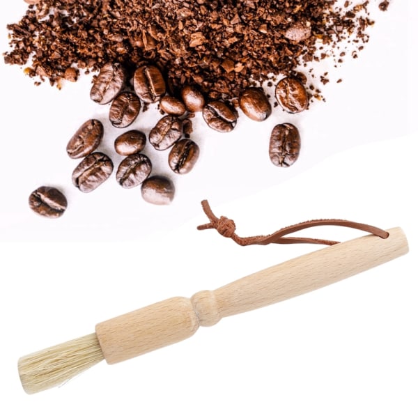 Kaffekvern pulver rengjøringsbørstestang Rengjøringsverktøy for bordplater Kafferedskaper