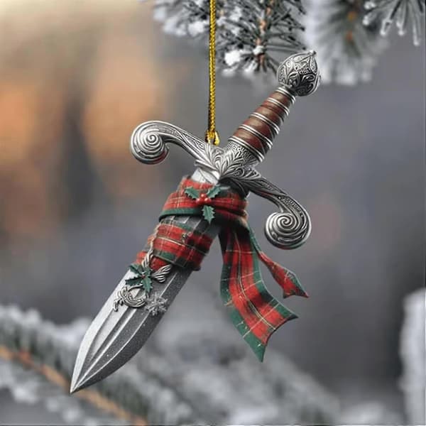 Outlander julgransprydnader för julgran, juldekoration