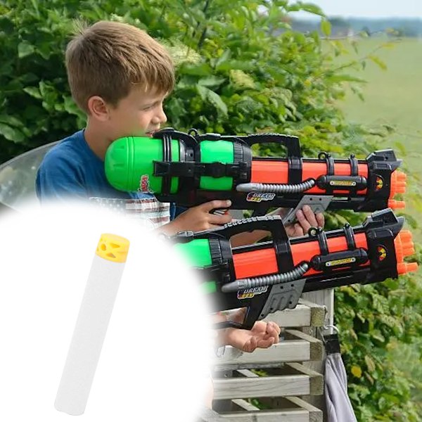 Universell Dartpil för Nerf Elite Leksakspistoler, EVA-skummaterial Högkvalitativ Plast, Säker att Använda Skadar Inte Folk, Ihålig Återstudsande Boll Snabb
