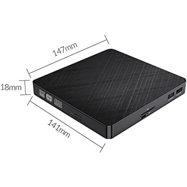 Mångsidig extern hårddisk, USB 3.0 höghastighetsdataöverföring, Plug and Play för enkel integration med bärbara och stationära datorer, Stöder flera operativsystem