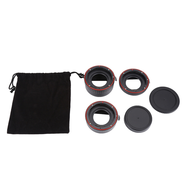 Auto Focusing Macro Extension Lens Adapter Tube Rings Set for Canon EOS EF Mount