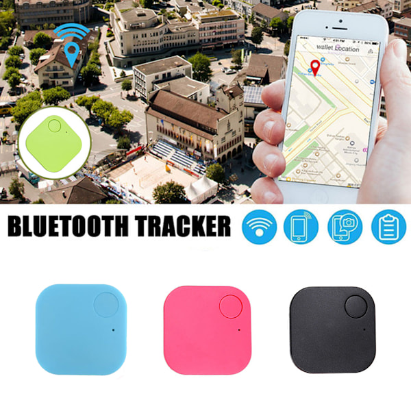 Ultratunn Bluetooth-tracker för plånböcker, bilar, husdjur, Anti-förlorad Bluetooth-enhet med appintegration, Precisionssökning upp till 10 meters spårningsräckvidd
