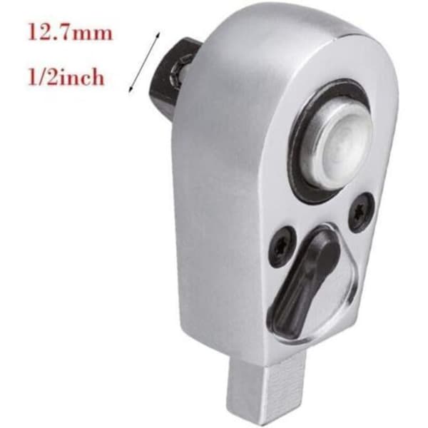 Ratchet Torque Head, Reversible Ratchet with Interchangeable Head. Square Torque Wrench Designed for Control Applications (12.7 mm)