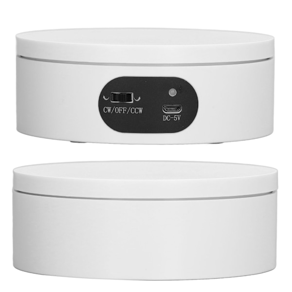 Universal USB-laddningskabel för digitala klockprodukter, premiumdesign i plast och metall med stabil, tyst rotation, 360 graders automatisk