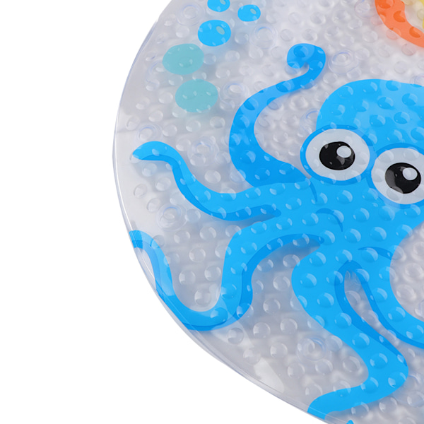 Halkfri badmatta för baby med sugkoppar för badkar, halkfri duschmatta, söt mönsterdesign, badkarsmatta för barn