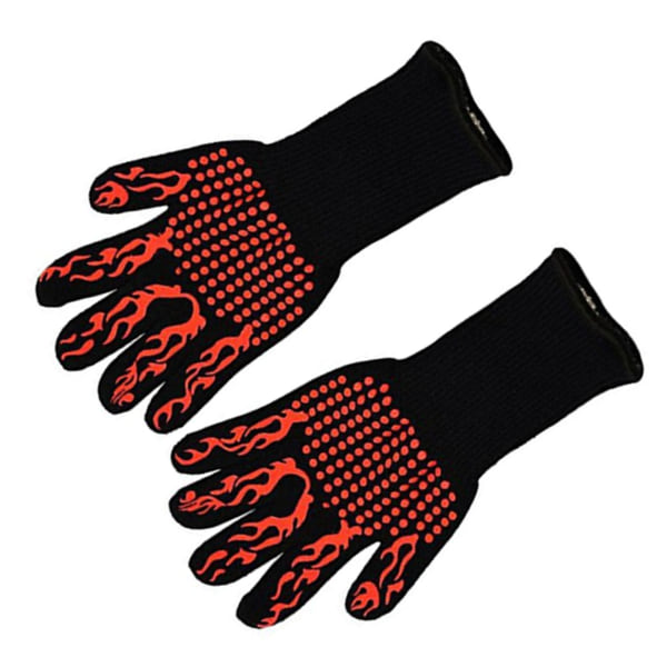 BBQ-handskar Värmebeständiga handskar Grillhandskar Silikonugn