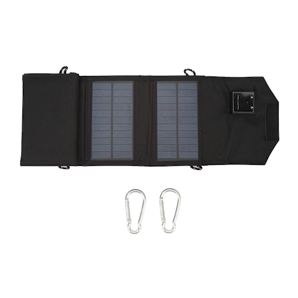 Solpanel för utomhusäventyr, monokristallin högeffektiv lättvikts hopfällbar solcellsladdare med IP65 vattentät funktion och LED-indikator