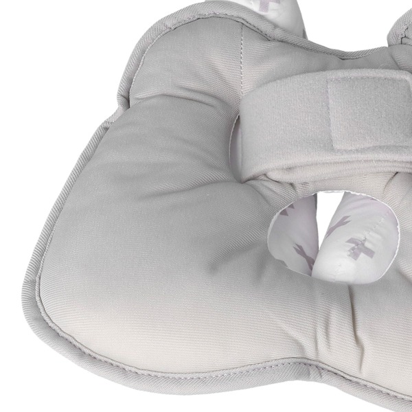 Justerbar andningsbar mjuk unik form bärbar spädbarnshuvudstödjande verktyg för flygplan barnvagnar Vit Plus