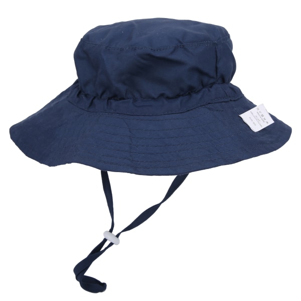 Børne Bucket Hat Unisex Baby Boy Girl Udendørs Justerbar Strand Cap Bucket Hat Mørkegrøn S