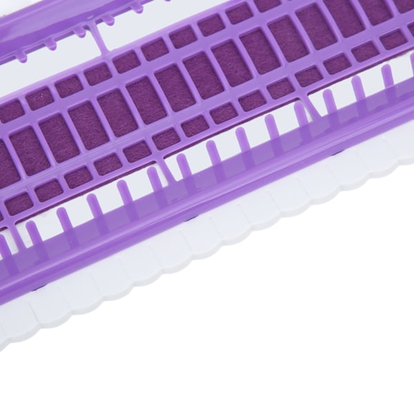 50 Positioner Trådorganiserare, Korsstygnsorganiserare med Utbytbara Projektkort, Portabel och Lättanvänd Design, Högkvalitativ ABS-plast