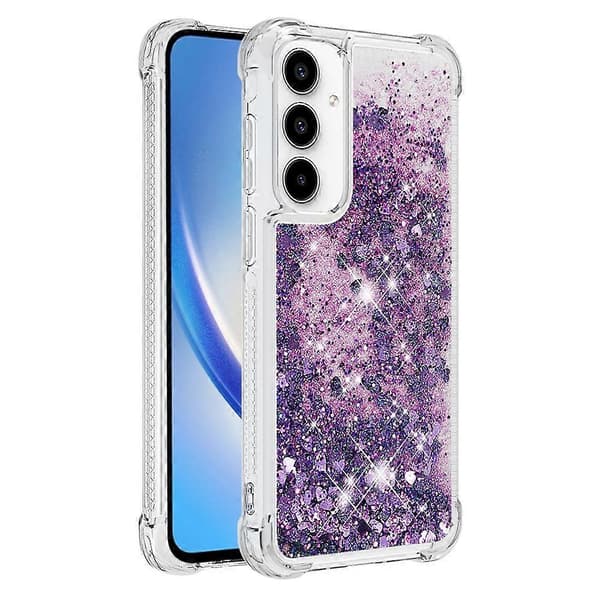 Til Samsung Galaxy A56 5G TPU-deksel Glitter Quick Sand Støtsikker telefon
