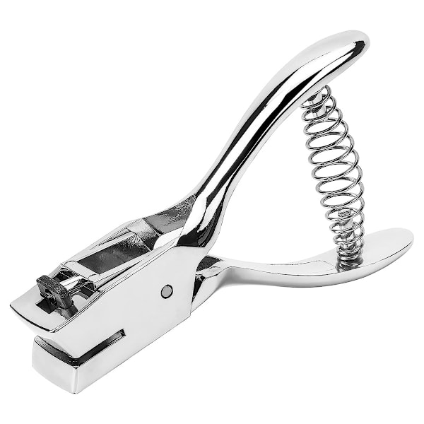Hålstans för märken, kraftig spårstans för ID-kort, justerbart matningsdjup för exakt stansning, rena stansar i olika material, ergonomisk