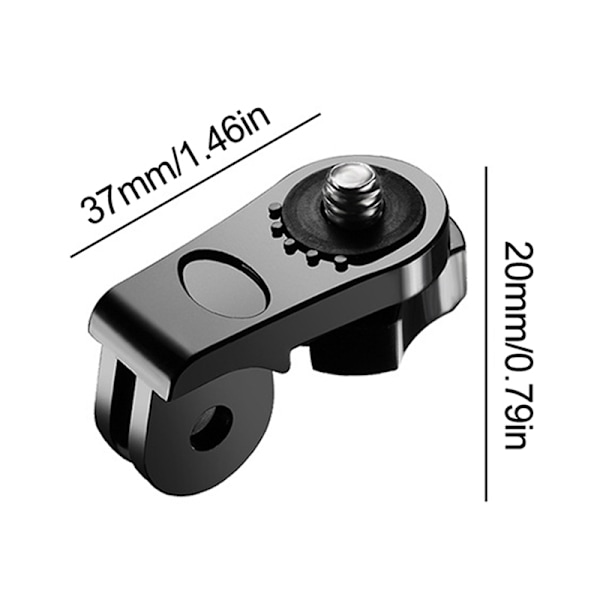 Kameraadapter for stativfeste med skrue for GoPro Yi D