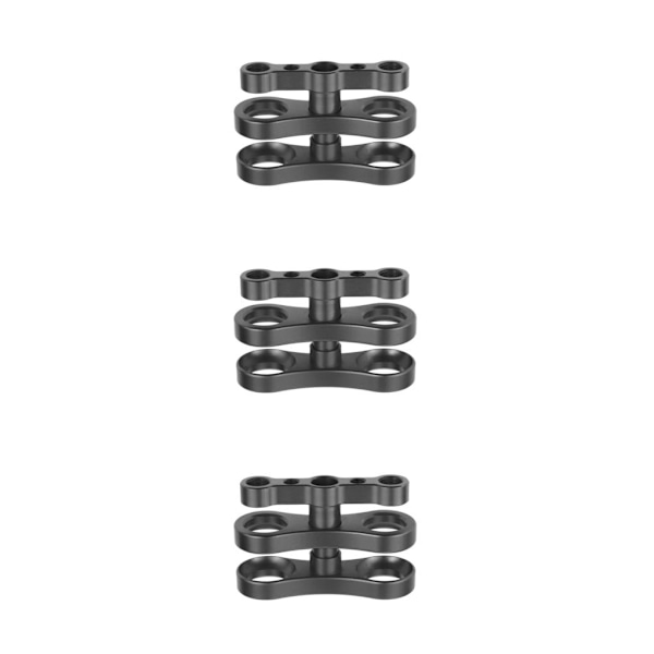 1/2/3 Aluminium Standard 1 Kuleklemme for Undervannsdykking rød 7,01 x 4,50 cm [YD] red 2.76 x 1.77 Inch 2Set