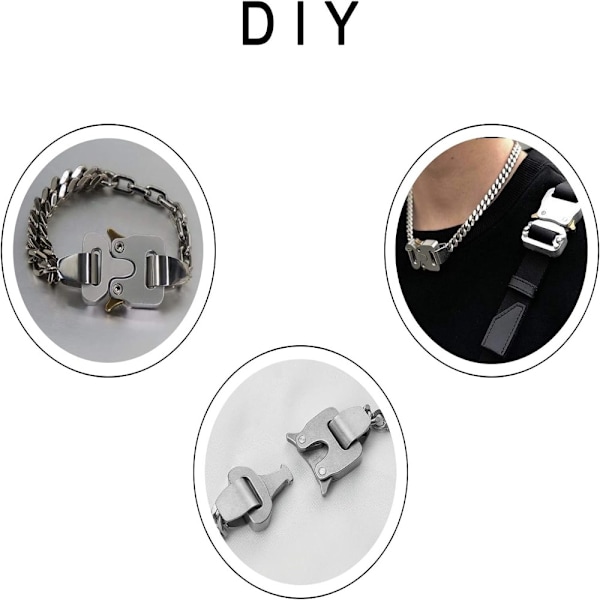 Paracord Spænder Armbåndsspænder Metalspænder[YD]