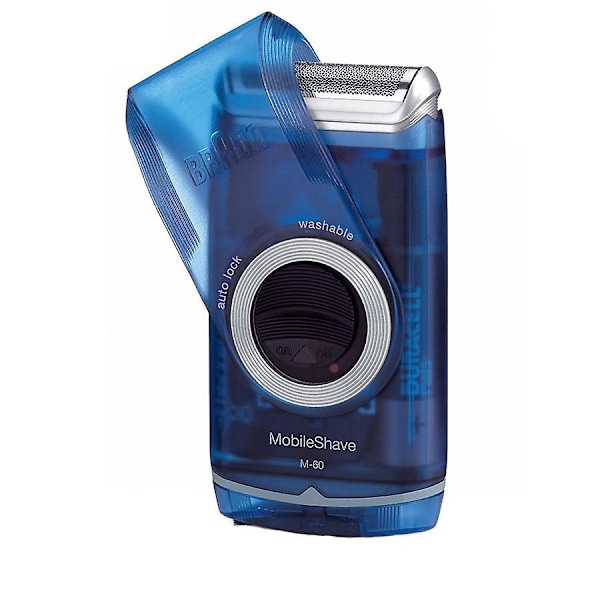 Braun M60 Mobileshave Battery-powered shaver with flexible Smartfoil for men