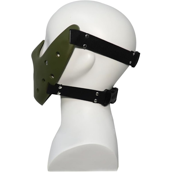 Infinity Gauntlet Hannibal Lecter Mask The Silence of The Lambs Resin Skräckfilmsmask Mördarmask Green