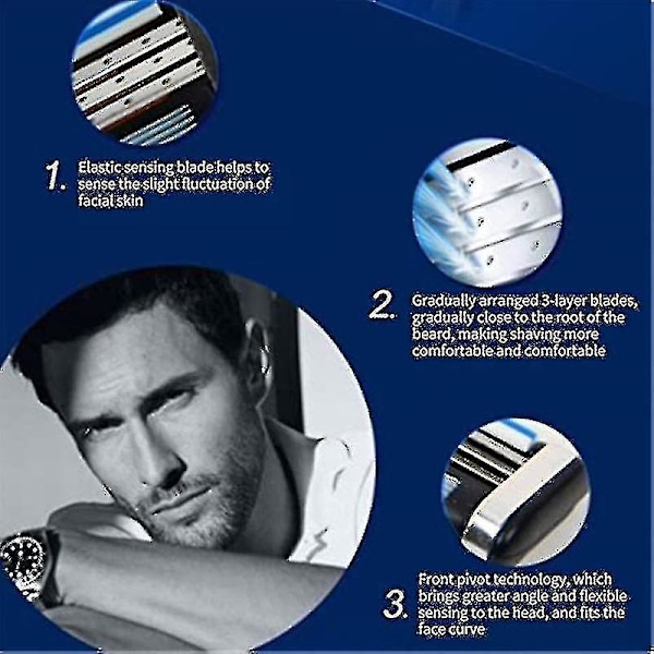 Mach 3 Rakblad Refill 24 st, Rakblad för Män