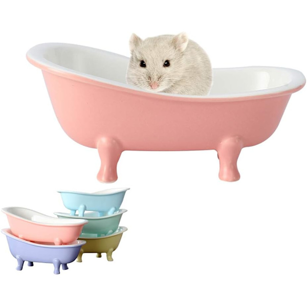 Litet Djur Hamster Sandbad Badrum, Sovdyna Habitat[YD]