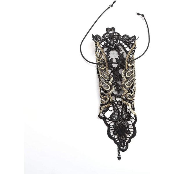Gotisk handmanschett med brosch viktoriansk Steampunk handledsmanschett Geararmband för bröllop Brudtillbehör Halloween Carnival