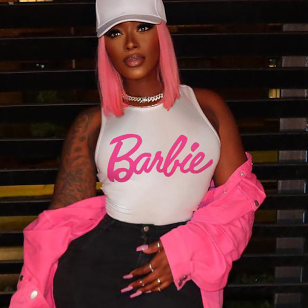 Barbie Crop Top - Sej ærmeløs sommertop til piger A9