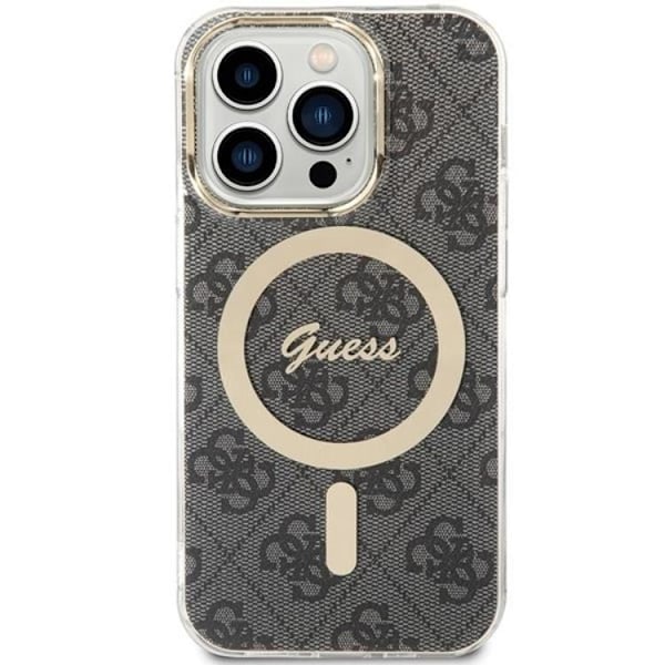 Guess iPhone 15 Pro Mobiltelefon Cover Magsafe IML - Sort 50