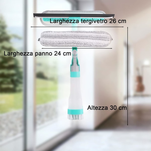 250 ml professionell multifunktion 4 i 1 med mikrofiberduk, v