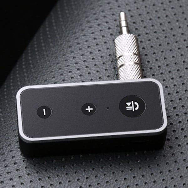 Bluetooth 5.0 aux adapter, modtager til lydbilkit, bærbar
