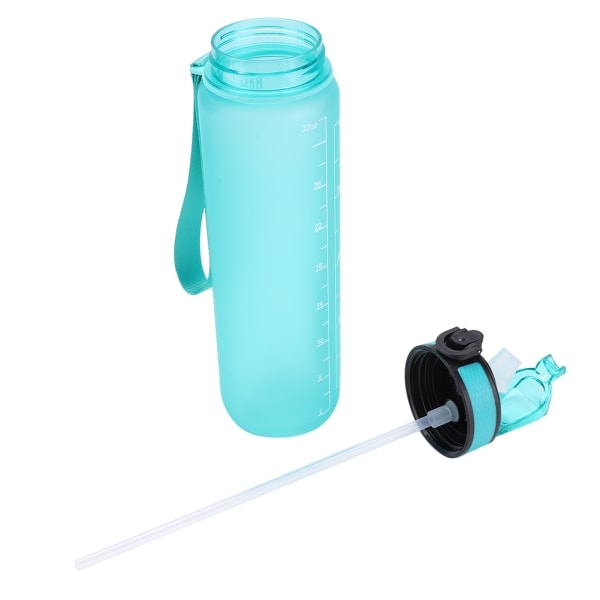 Vannflaske Sports Drikkekopp Plast Vannkopp 1000ML blue