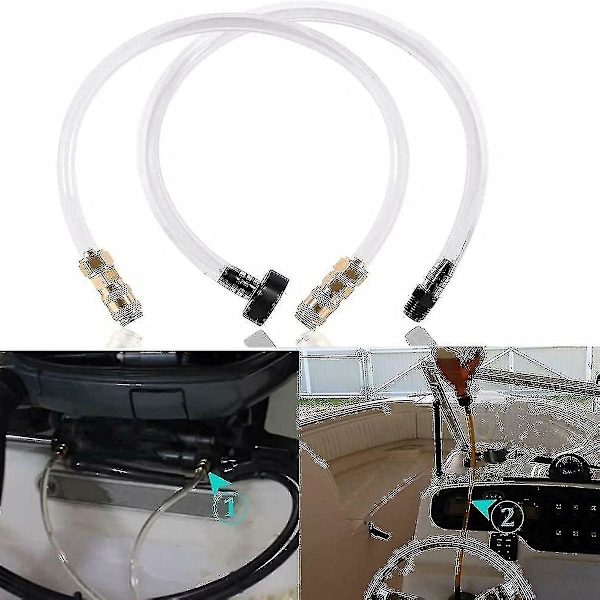 Hydraulisk Styring Kit - Lufte- og Fylleslange Båt Luftekit Fyllesett for Seastar Hydrauliske Styresystemer
