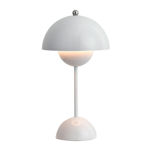 Nordisk dansk blomknopp bordslampa, bröllopsrum, sovrum, skrivbordsdekoration, lampa, sänglampa (Plug In Payment) FAN20240717 White