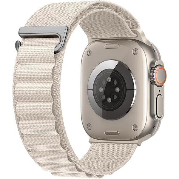 Alpine Loop-rem til Apple Watch-rem 42mm 41mm 38mm til kvinder og mænd, justerbar 2/Ultra/Series SE 9/8/7/6/5/4/3/2/1