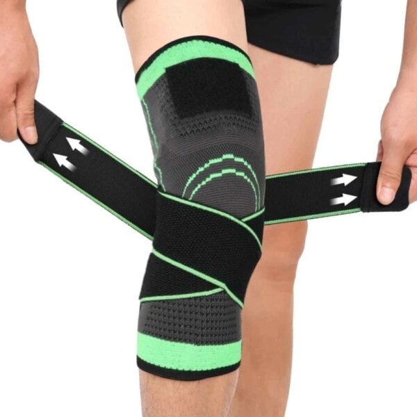 Knee pads with compression - Adjustable knee support L