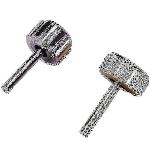 3x Klockkronor Klockhuvud Klockdelar För Armbandsur Delar Kupol Platt Huvud Klocktillbehör Reparation