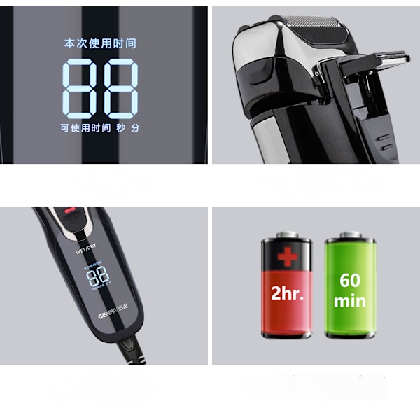 Braun Series 3 ProSkin Elektrisk Barbermaskin, Elektrisk Barbermaskin for Menn med Utskyvbar Presisjonstrimmer, Sensitive Blader, Våt og Tørr, Svart Barbermaskin
