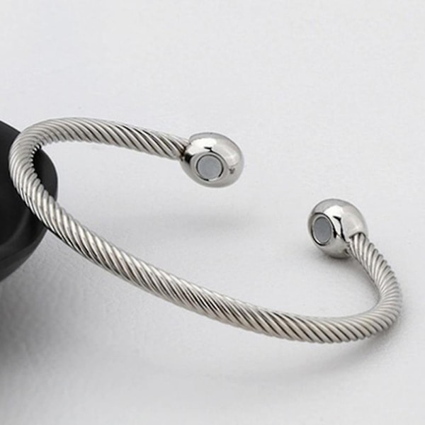 Magnetisk kobberarmbåndsterapi Gigt smertelindring armbånd magnetisk - Perfekt