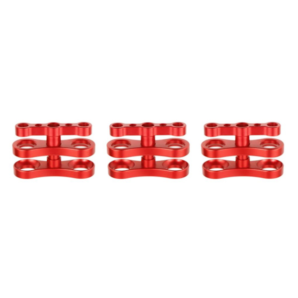 1/2/3 Aluminium Standard 1 Kuleklemme for Undervannsdykking Grå 7,01 x 4,5 cm [YD] gray 2.76 x 1.77 Inch 1Set