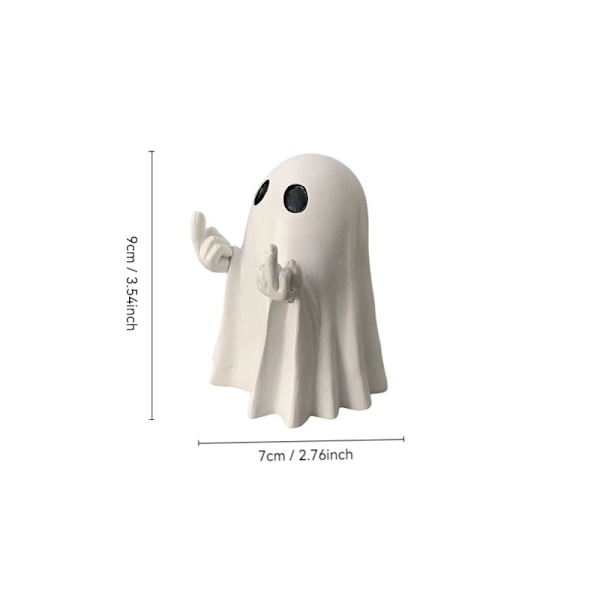 Amazonin uudet keskisormea näyttävät söpöt aave-Halloween-koristeet, joissa on keskisormea rakastava aave Sunglasses Ghost